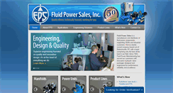 Desktop Screenshot of fluidpowersales.com